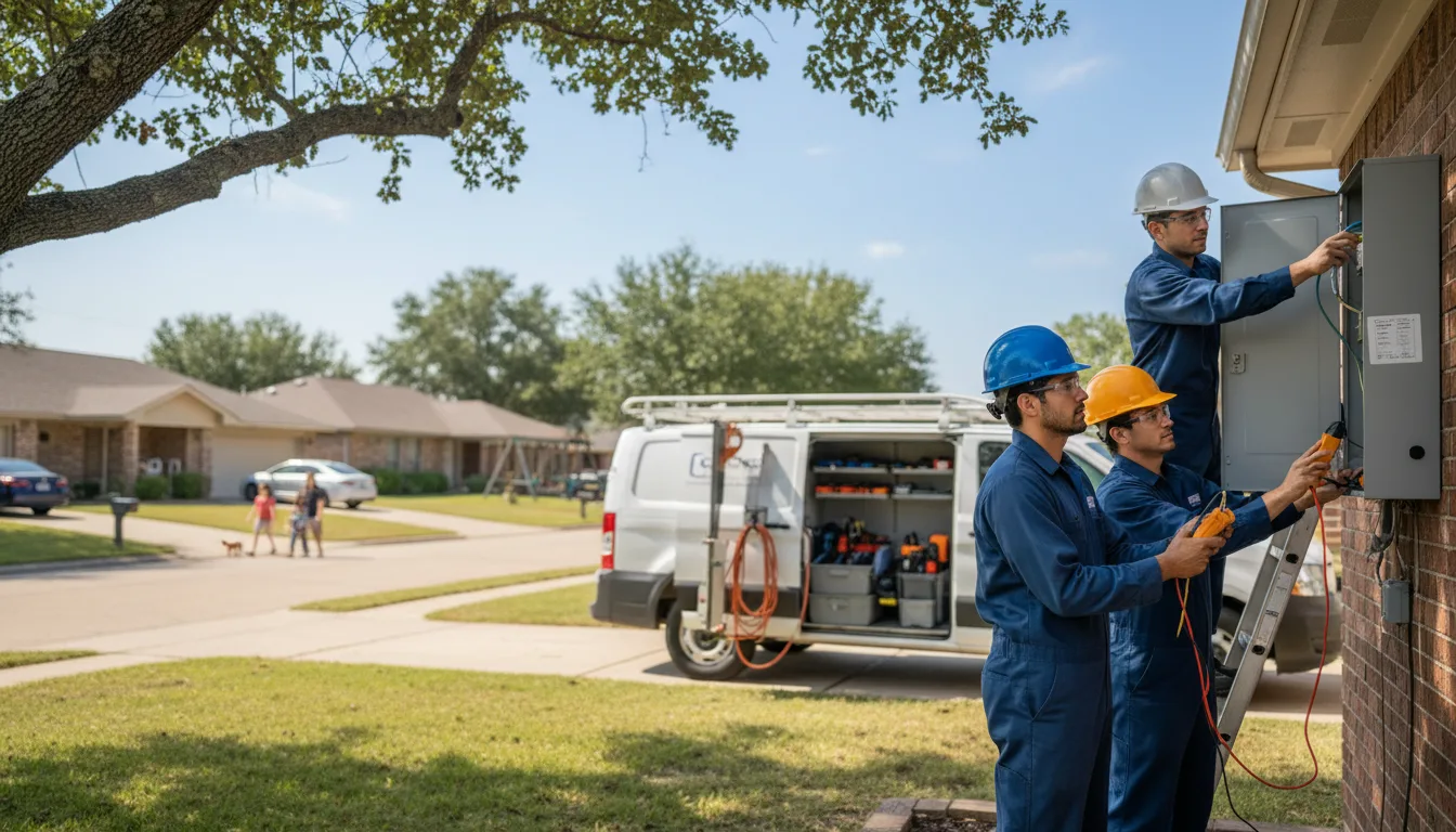 Certified electrician providing emergency electrical services in Questa, NM